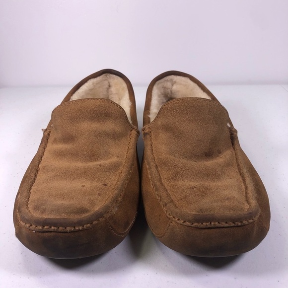 UGG Australia Shearling Slip On Loafer Shoes - Picture 4 of 8